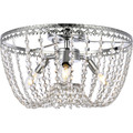 Elegant Lighting Kylie 16 Inch Flush Mount In Chrome 1112F16C